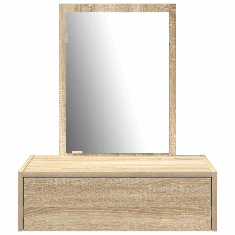 Makiažo stalas su stalčių Ruda 60 x 40 x 70 cm Apdirbta mediena