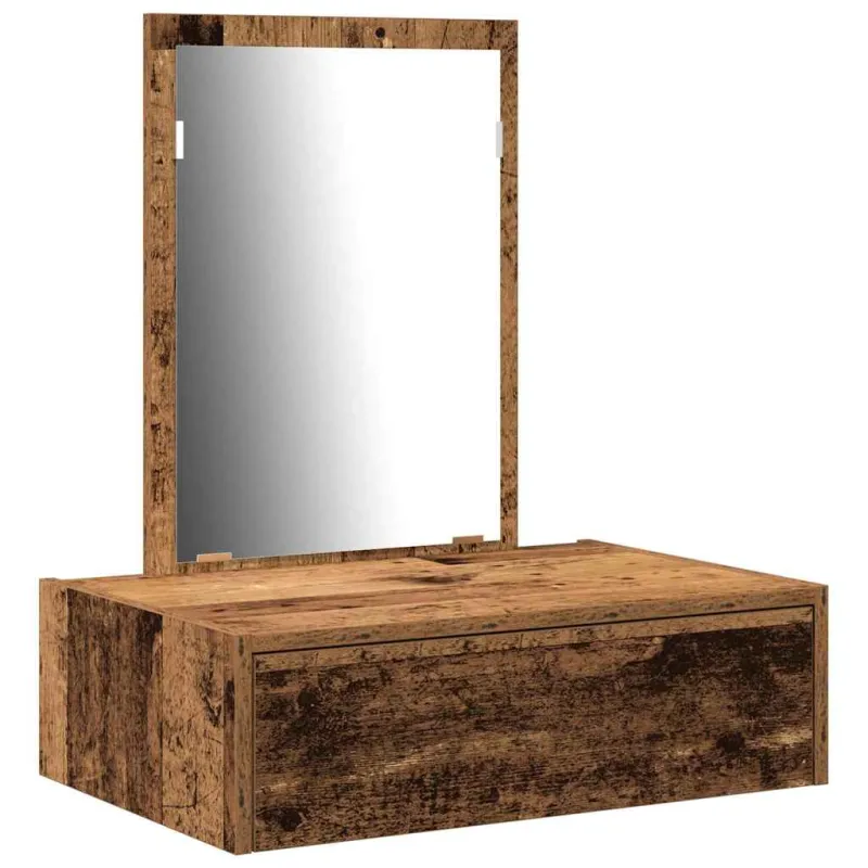 Makiažo stalas su stalčių Ruda 60 x 40 x 70 cm Apdirbta mediena