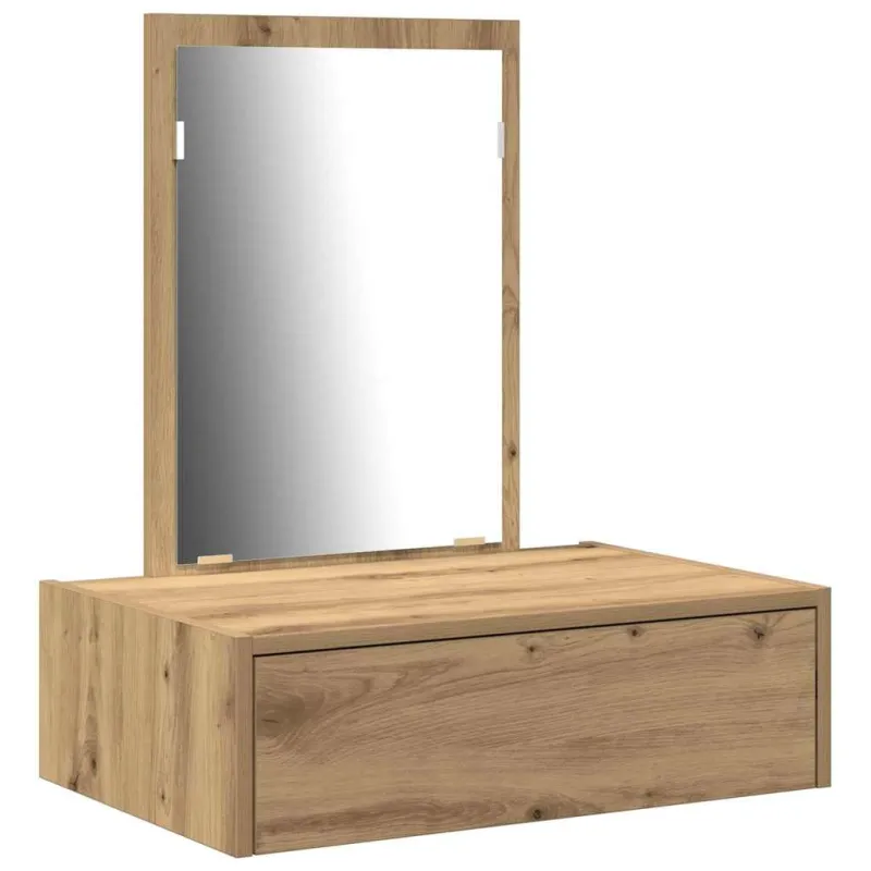 Makiažo stalas su stalčių Ruda 60 x 40 x 70 cm Apdirbta mediena
