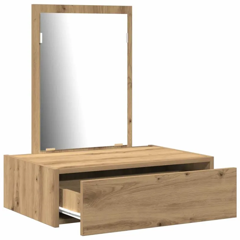 Makiažo stalas su stalčių Ruda 60 x 40 x 70 cm Apdirbta mediena