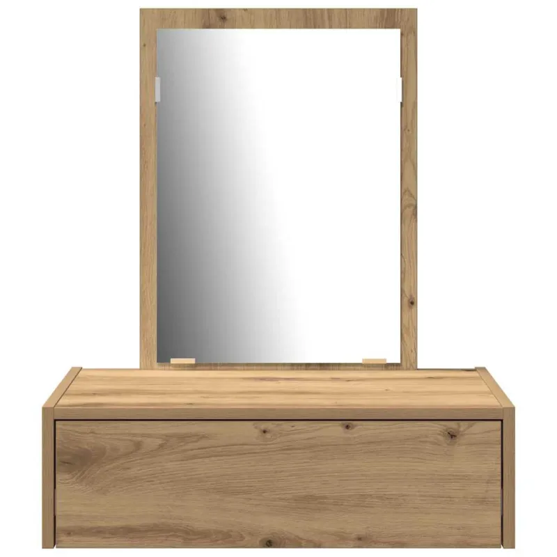 Makiažo stalas su stalčių Ruda 60 x 40 x 70 cm Apdirbta mediena