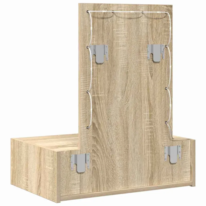 Makiažo stalas su stalčių Ruda 60 x 40 x 70 cm Apdirbta mediena