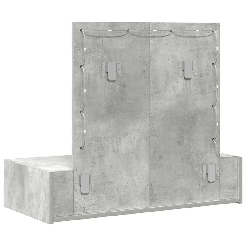 Makiažo stalas Pilka 83 x 40 x 70 cm Apdirbta mediena