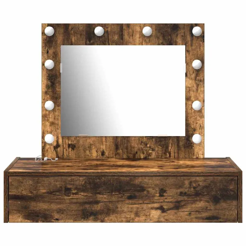 Makiažo stalas su stalčių Ruda 83 x 40 x 70 cm Apdirbta mediena
