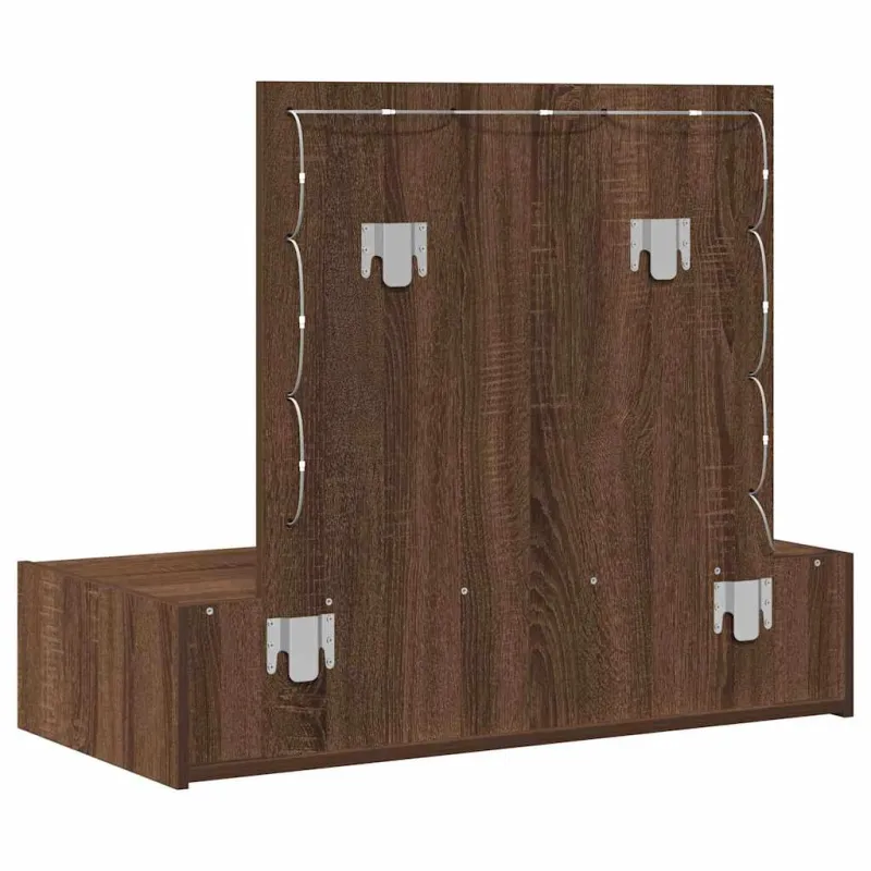 Makiažo stalas su stalčių Ruda 83 x 40 x 70 cm Apdirbta mediena