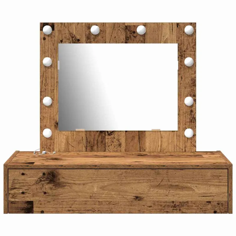 Makiažo stalas su stalčių Ruda 83 x 40 x 70 cm Apdirbta mediena