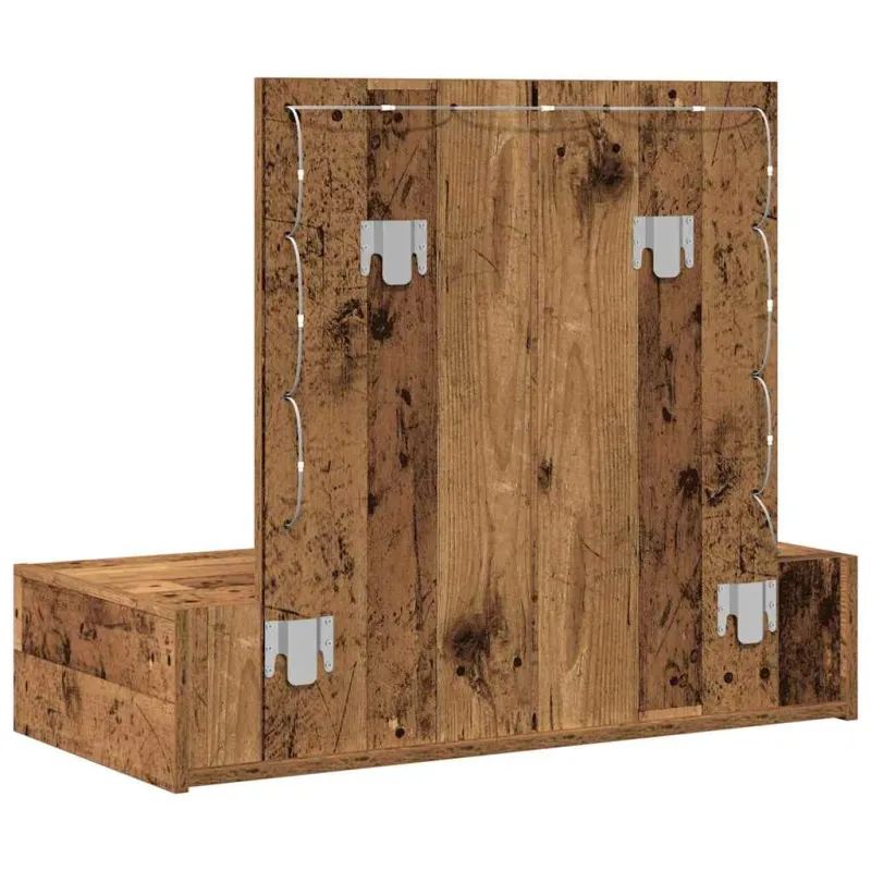 Makiažo stalas su stalčių Ruda 83 x 40 x 70 cm Apdirbta mediena