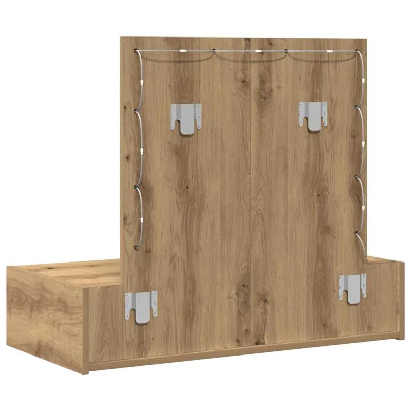 Makiažo stalas su stalčių Ruda 83 x 40 x 70 cm Apdirbta mediena