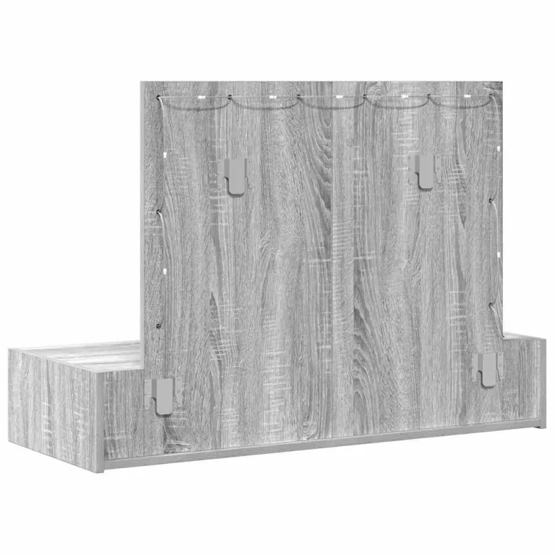 Makiažo stalas Pilka 100 x 40 x 70 cm Apdirbta mediena