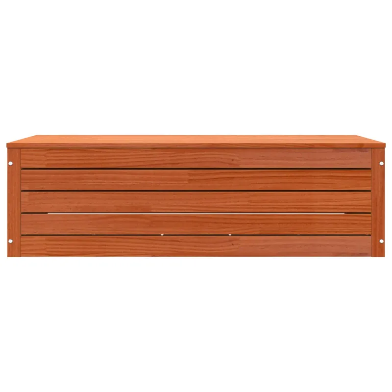 Saugojimo dėžė su saugykla Vaško ruda 109 x 36,5 x 33 cm