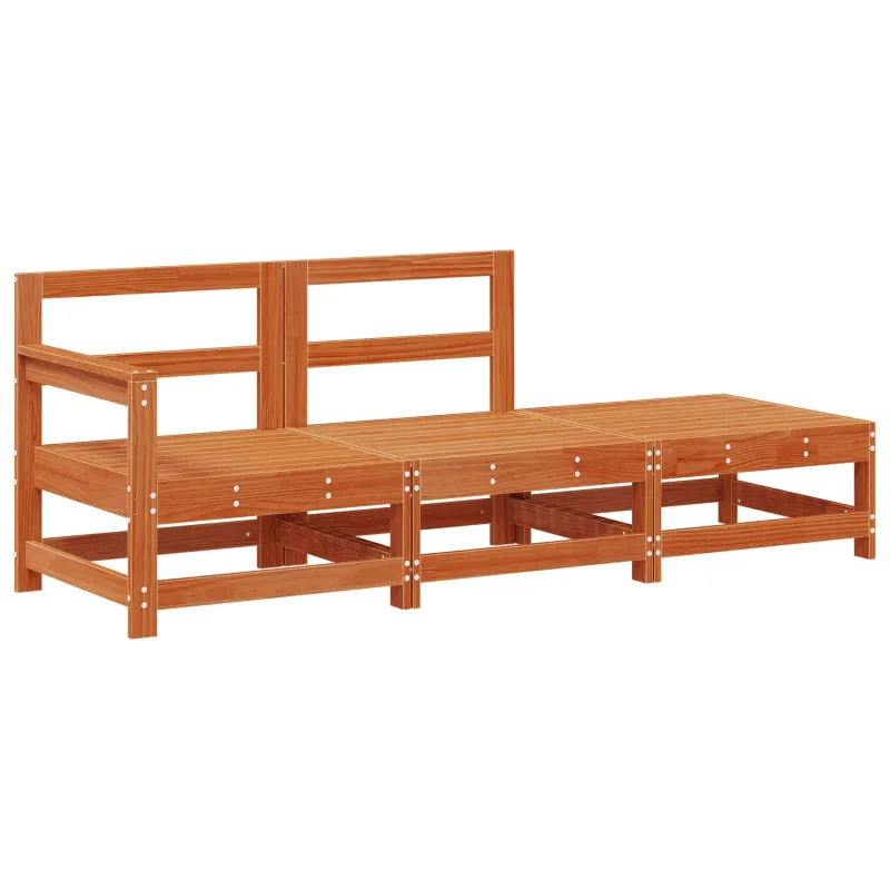 Sekcija sofa vienetai su pagalve Vaško ruda 190 x 62 x 70,5cm