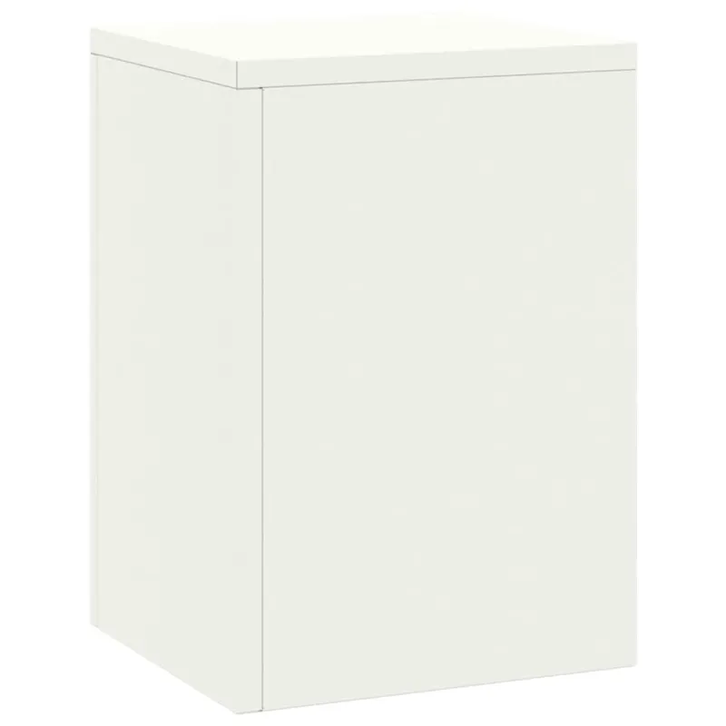 Augalų stovas 2 pcs Balta 24 x 24 x 35 cm Plienas
