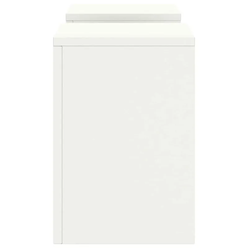 Augalų stovas 2 pcs Balta 24 x 24 x 35 cm Plienas