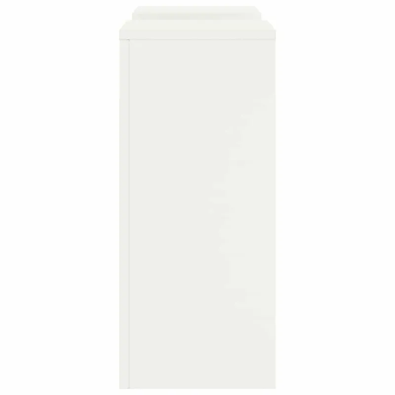 Augalų stovas 2 pcs Balta 24 x 24 x 55 cm Plienas