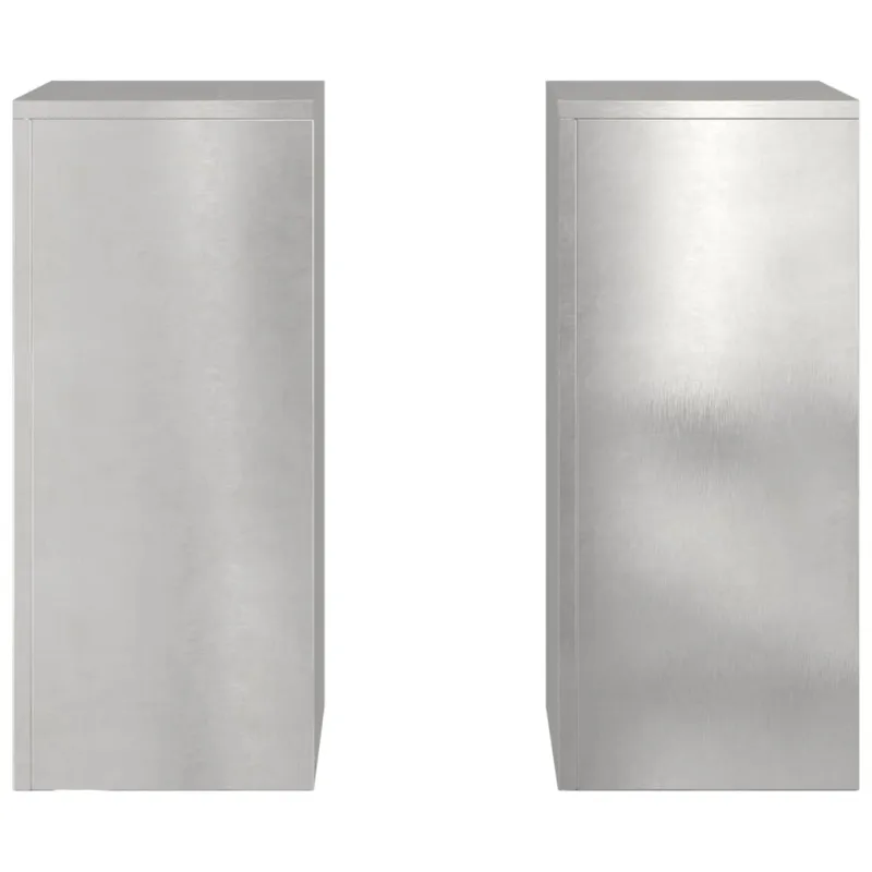 Augalų stovas 2 pcs Sidabro 24 x 24 x 55 cm
