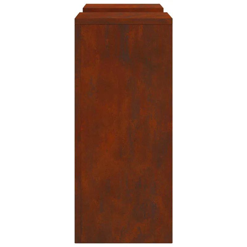 Augalų stovas 2 pcs Rūdijanti 24 x 24 x 55 cm