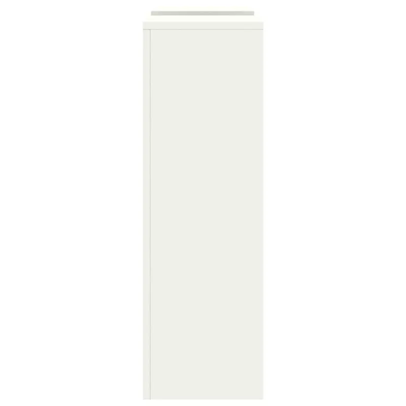 Augalų stovas 2 pcs Balta 24 x 24 x 75 cm Plienas