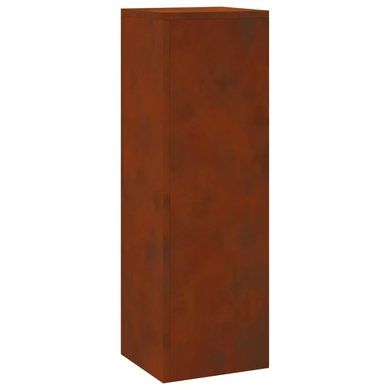 Augalų stovas 2 pcs Rūdijanti 24 x 24 x 75 cm
