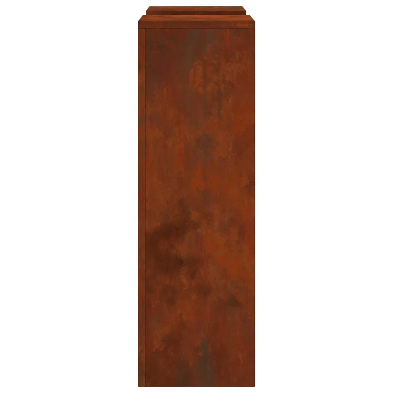 Augalų stovas 2 pcs Rūdijanti 24 x 24 x 75 cm