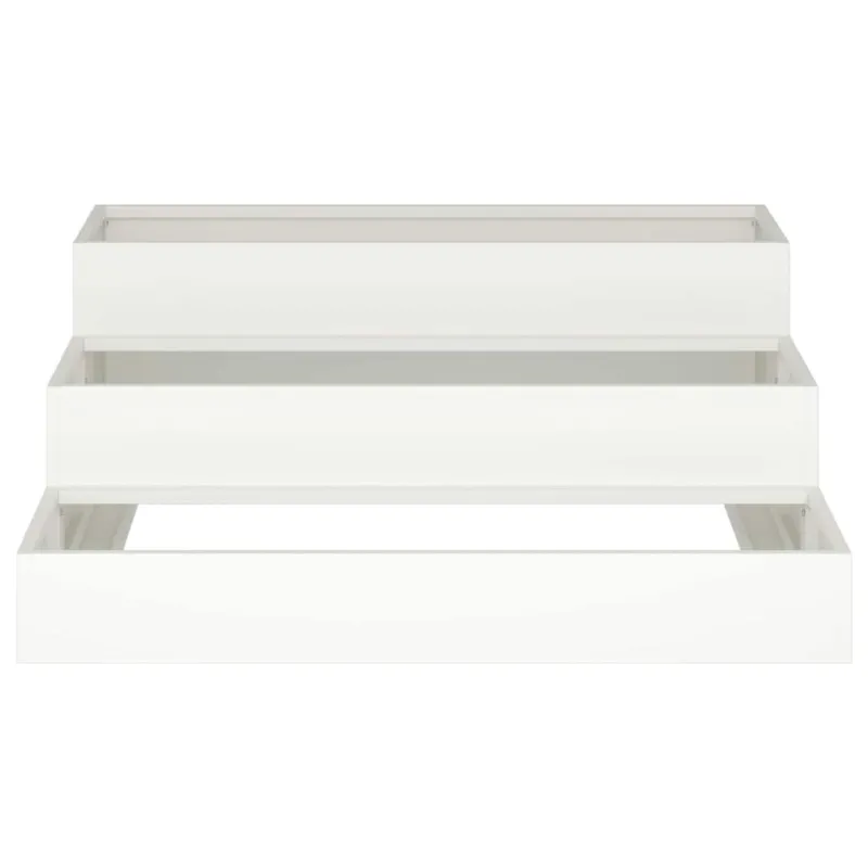 Sodo vazonas Balta 90 x 90 x 35 cm Šaltai valcuotas plienas