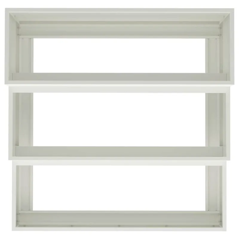 Sodo vazonas Balta 90 x 90 x 35 cm Šaltai valcuotas plienas
