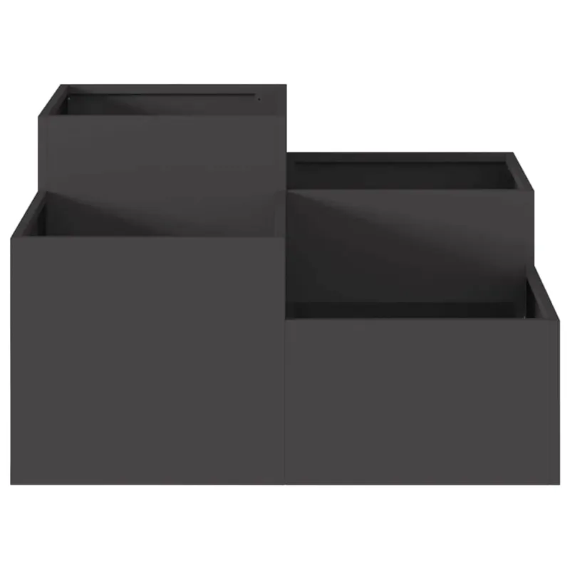 Sodo vazonas Juoda 80 x 80 x 48 cm Plienas