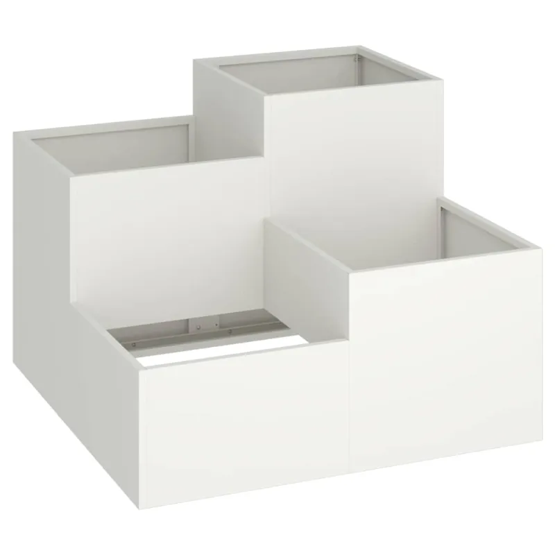 Sodo vazonas Balta 80 x 80 x 60 cm Plienas