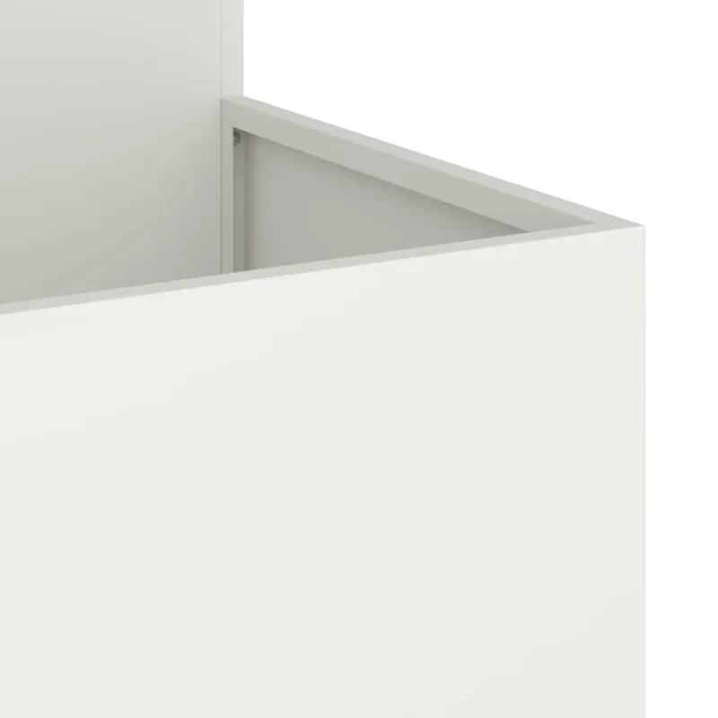 Sodo vazonas Balta 80 x 80 x 60 cm Plienas