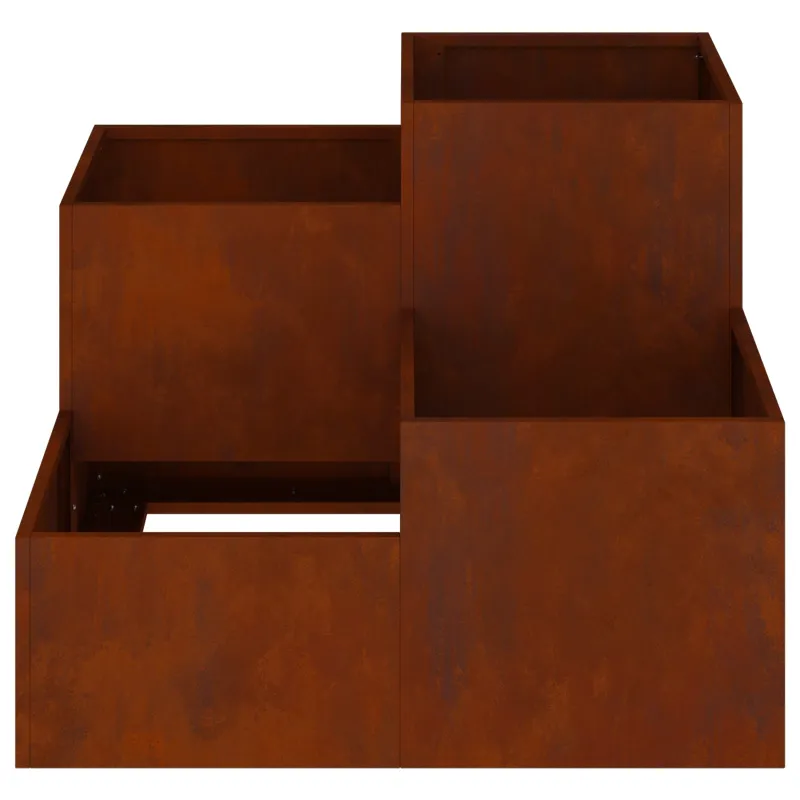 Sodo vazonas Rūdijanti 80 x 80 x 60 cm