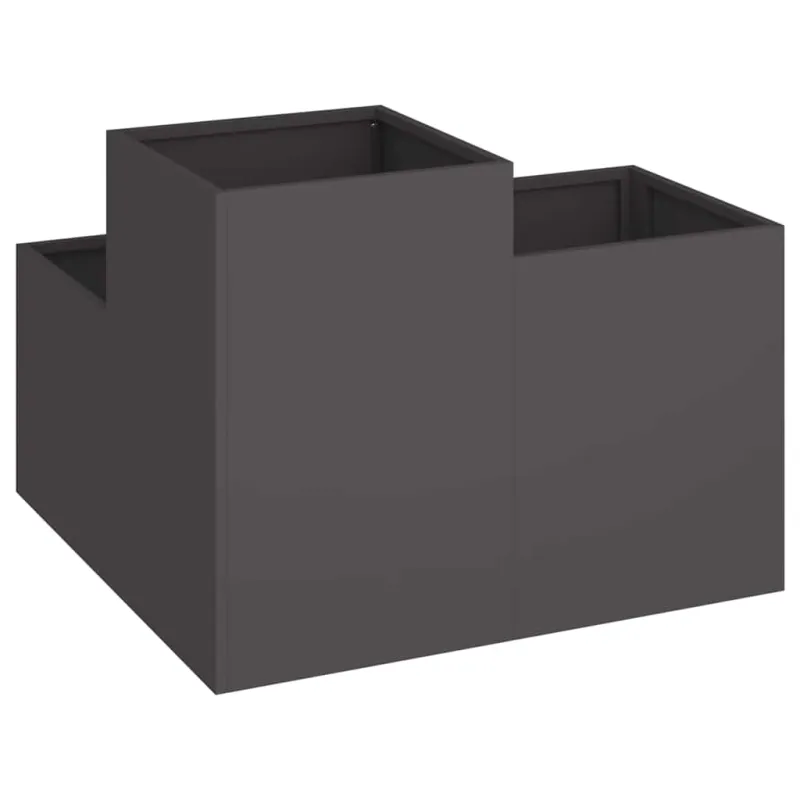 Sodo vazonas Juoda 100 x 100 x 60 cm Plienas