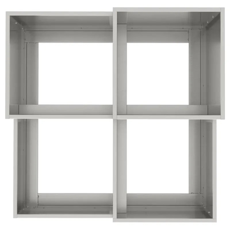 Sodo vazonas Sidabro 100 x 100 x 60 cm Nerūdijantis plienas