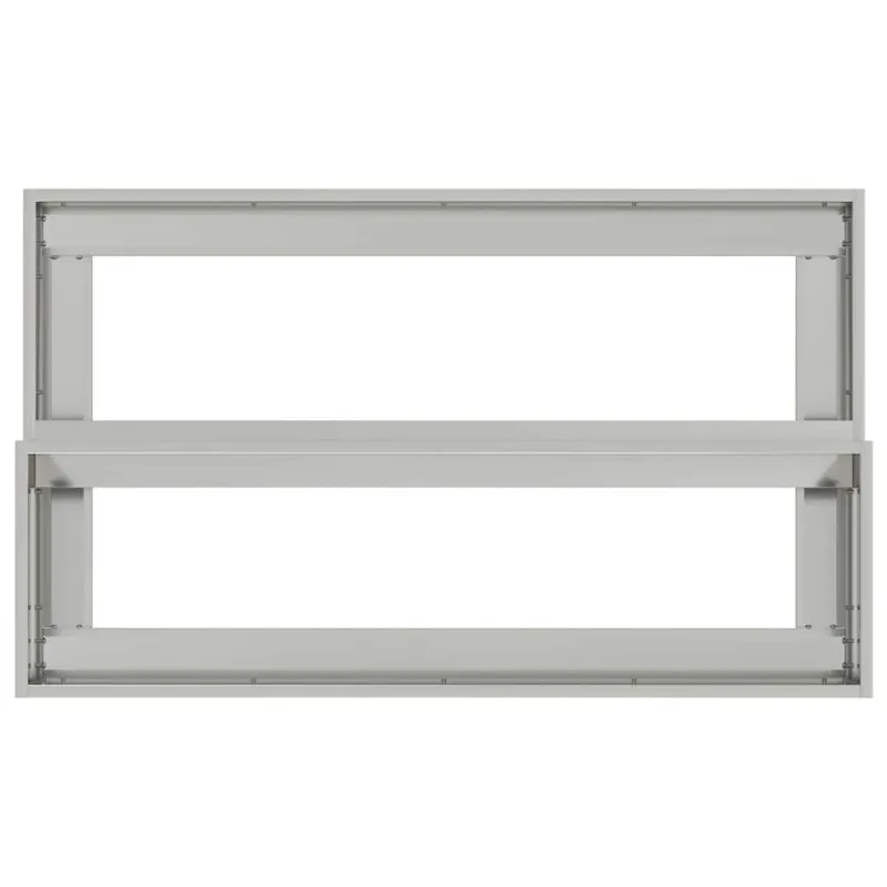 Sodo vazonas Sidabro 100 x 60 x 45 cm Cinkuota plienas