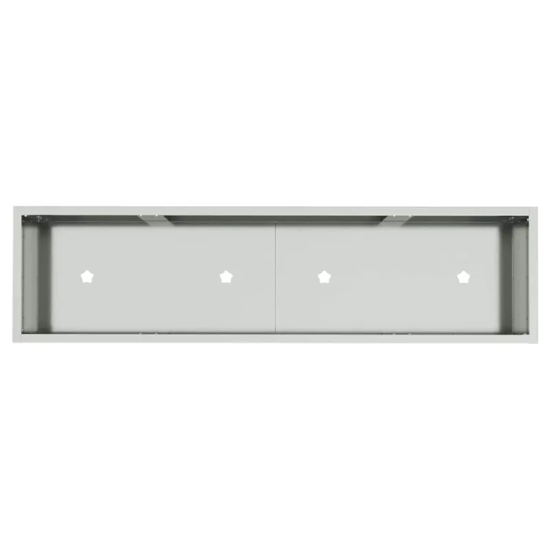 Pakeltas Sodo Vazonas Sidabro 100 x 26 x 82 cm Cinkuota plienas