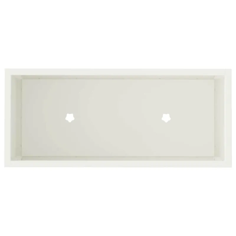 Pakeltas Sodo Vazonas Balta 60 x 26 x 48 cm Plienas
