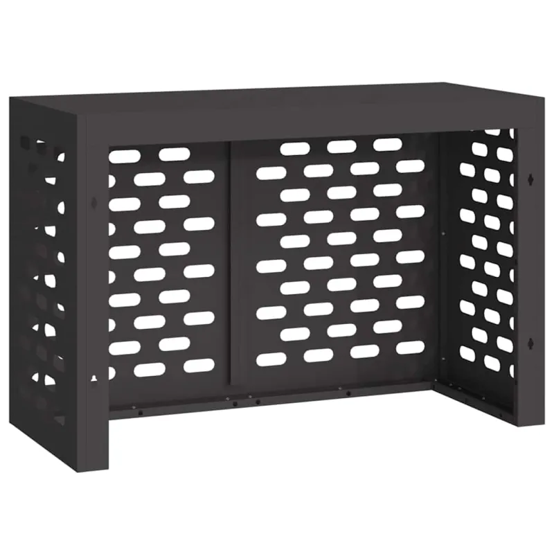 Kondicionierių uždangalas Juoda 90 x 40 x 60 cm Plienas