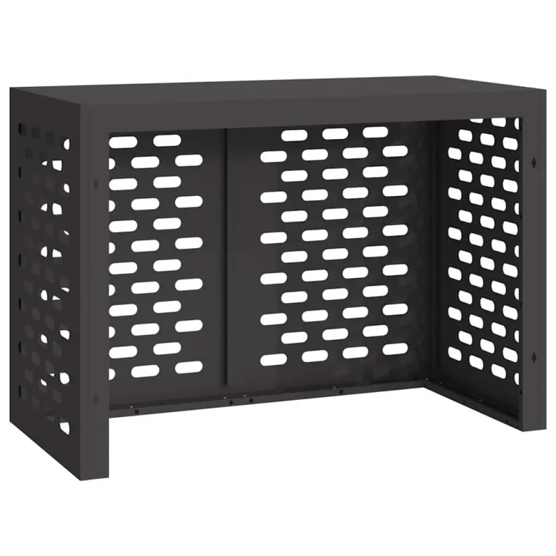 Kondicionierių uždangalas Juoda 100 x 50 x 70 cm Plienas