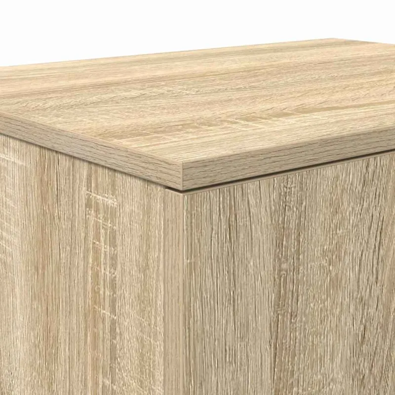 Oppbevaringsskap 2 pcs Sonoma ąžuolas 127 x 41 x 40 cm