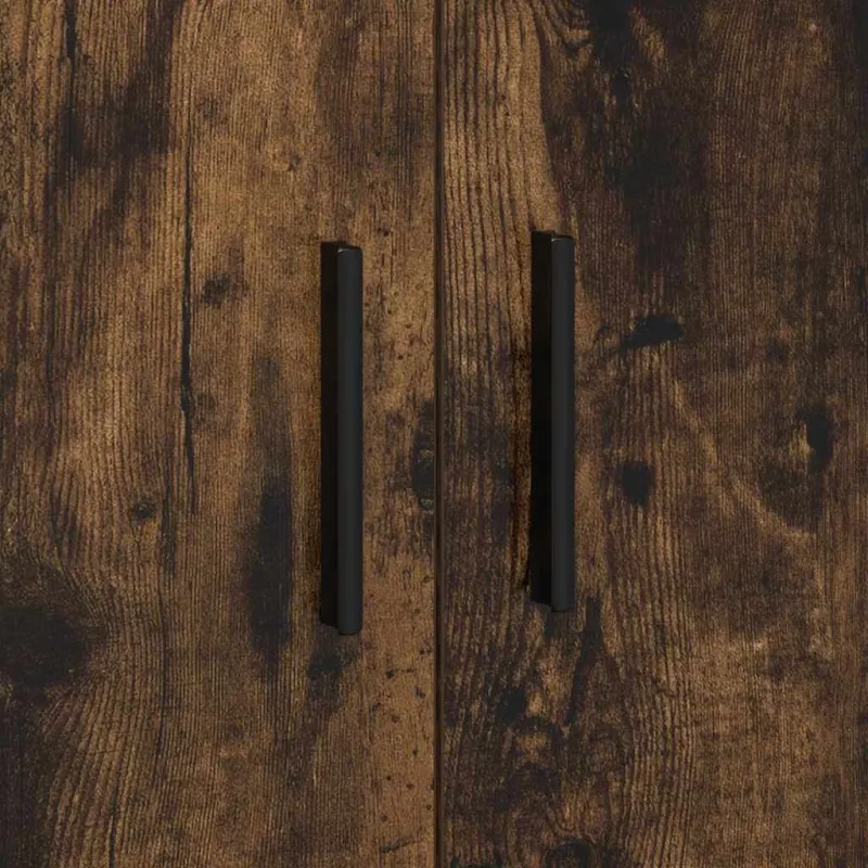 Oppbevaringsskap 2 pcs Rūkyta ąžuolas 127 x 41 x 40 cm