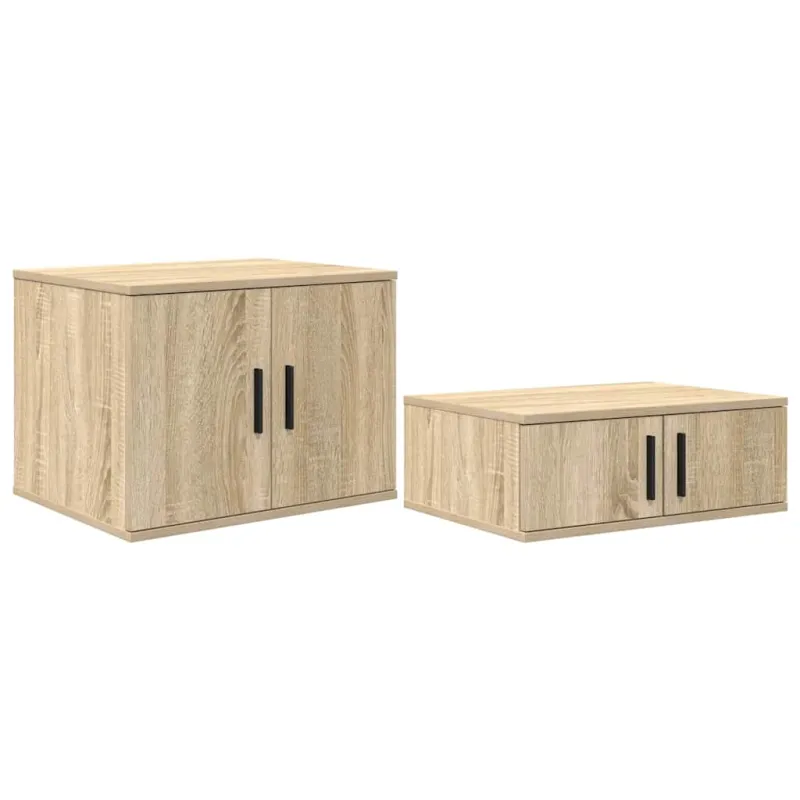Oppbevaringsskap 2 pcs Sonoma ąžuolas 108 x 41 x 40 cm