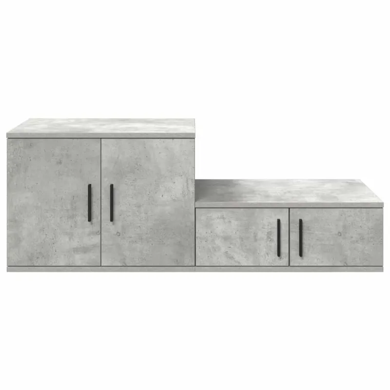Oppbevaringsskap 2 pcs Betono pilka 108 x 41 x 40 cm