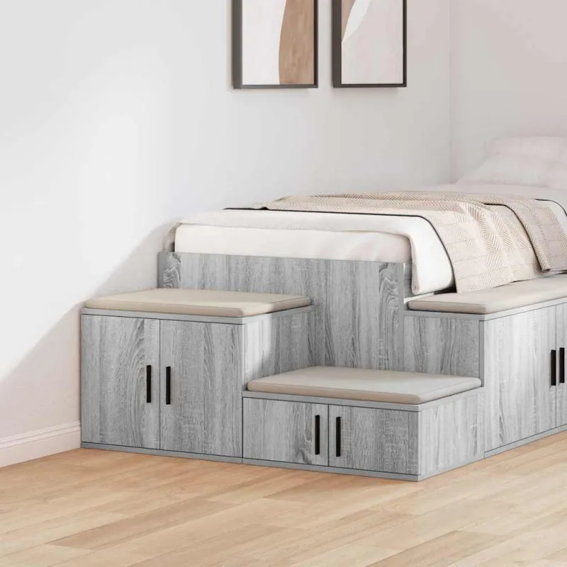 Oppbevaringsskap 2 pcs Pilkas Sonoma 108 x 41 x 40 cm