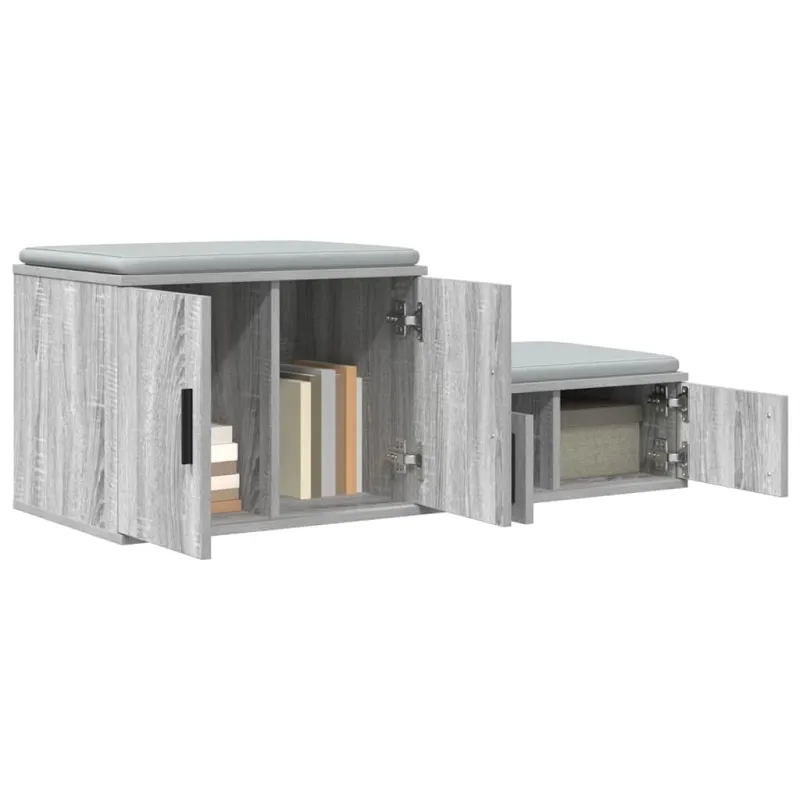 Oppbevaringsskap 2 pcs Pilkas Sonoma 108 x 41 x 40 cm
