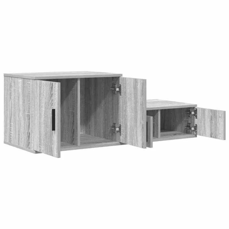 Oppbevaringsskap 2 pcs Pilkas Sonoma 108 x 41 x 40 cm