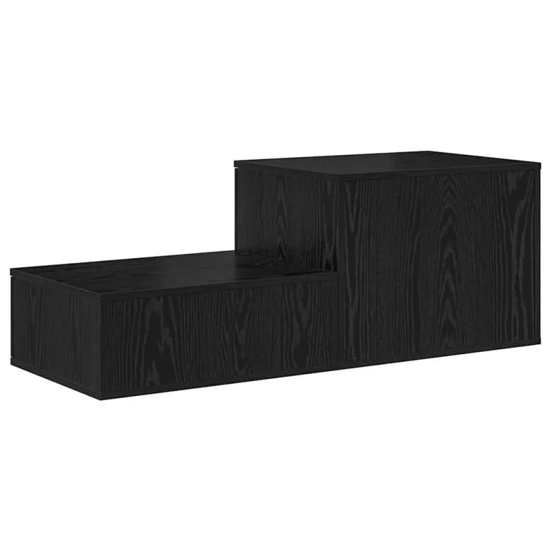 Oppbevaringsskap 2 pcs Juodas ąžuolas 103 x 41 x 40 cm