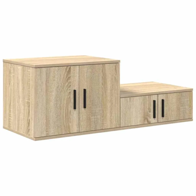 Oppbevaringsskap 2 pcs Sonoma ąžuolas 103 x 41 x 40 cm