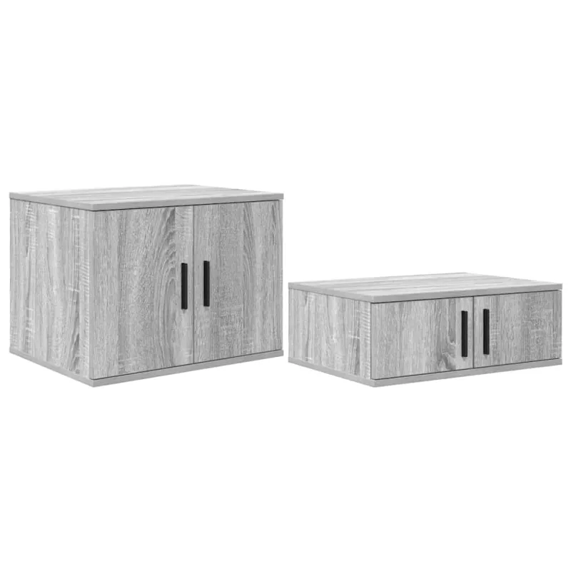Oppbevaringsskap 2 pcs Pilkas Sonoma 103 x 41 x 40 cm