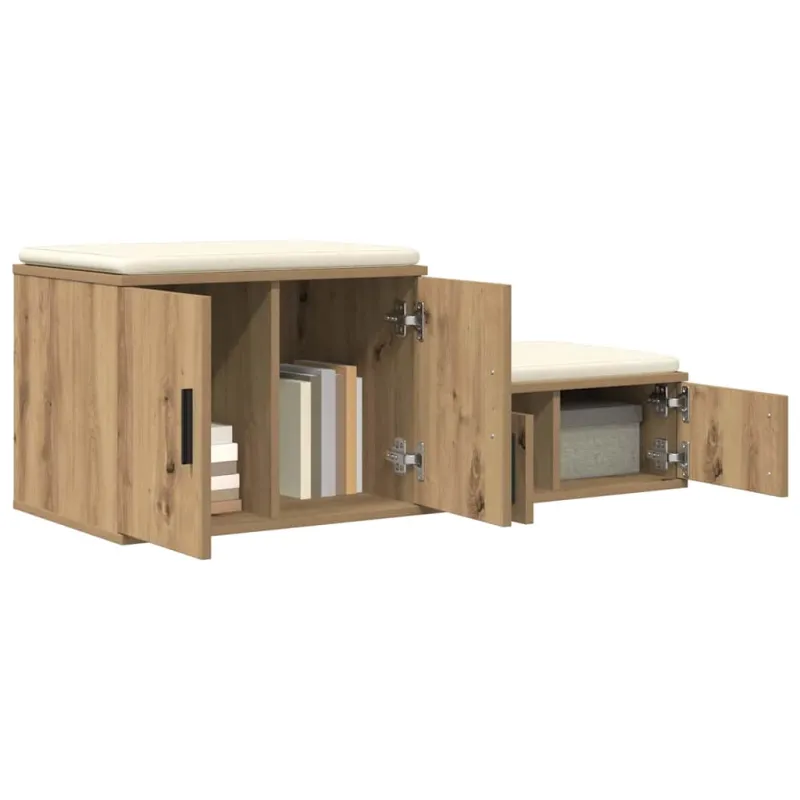 Oppbevaringsskap 2 pcs Amatininkų ąžuolas 103 x 41 x 40 cm