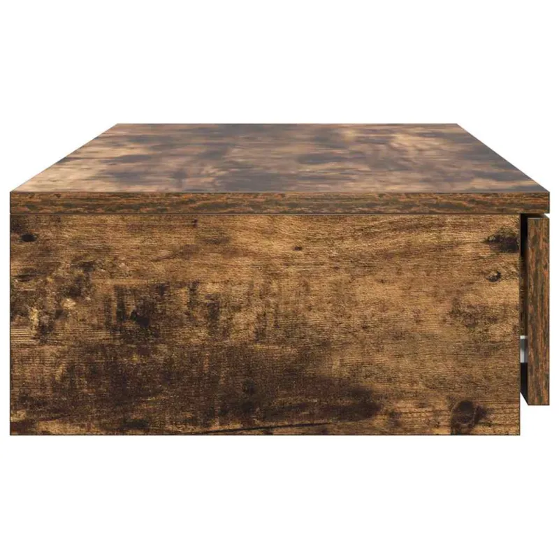 Lovos stalčiai su stalčių Rūkyta ąžuolas 100 x 36,5 x 16,5 cm
