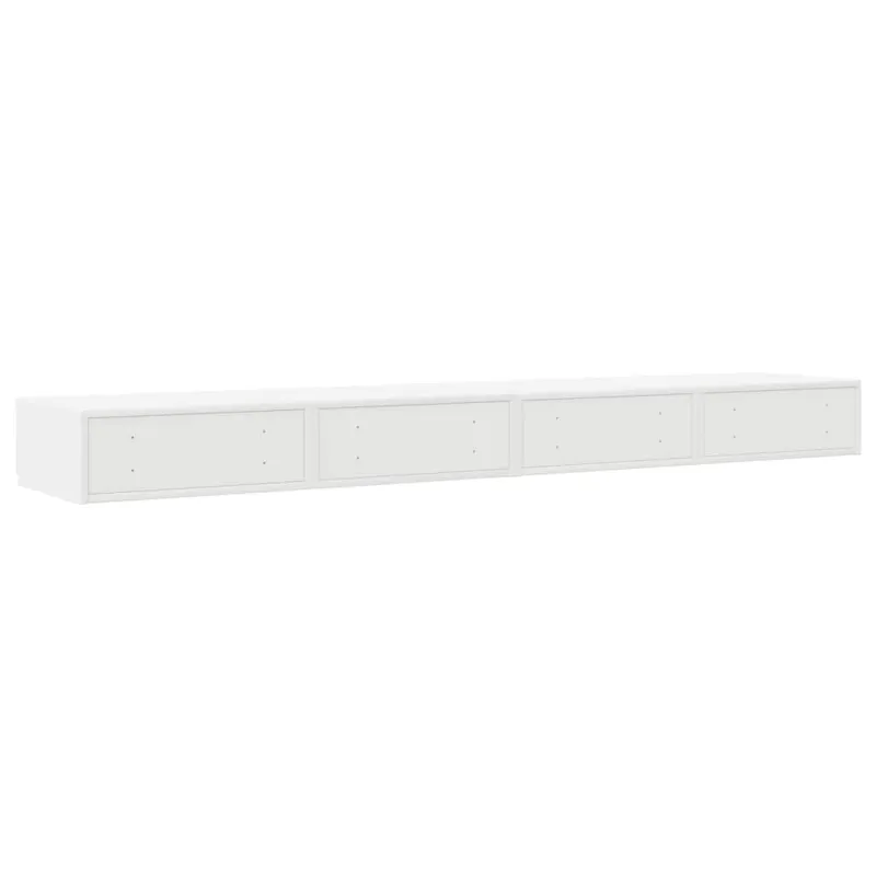 Lovos stalčiai Balta 200 x 36,5 x 16,5 cm Apdirbta mediena