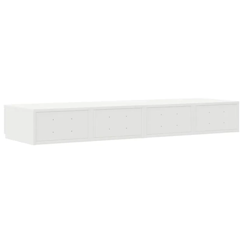 Lovos stalčiai Balta 120 x 36,5 x 16,5 cm Apdirbta mediena